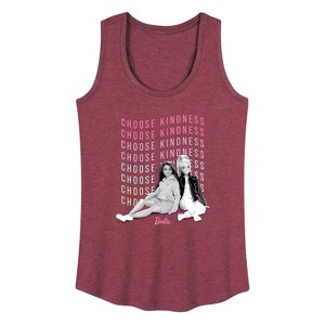 Women's - Barbie - Choose Kindness Graphic Racerback Tank - 1 of 4