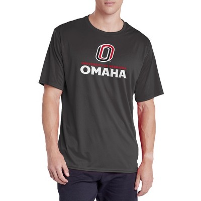Men's University of Nebraska at Omaha Sport Active T-Shirt Primary Logo