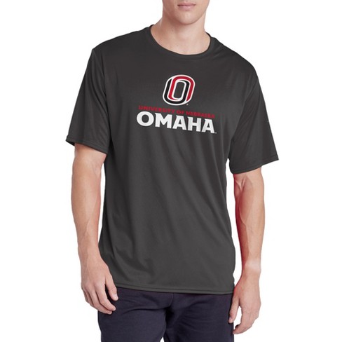 University of Nebraska at Omaha Adult Sport Active T-Shirt Primary Logo, Athletic Heather - image 1 of 4