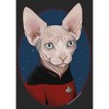 Women's Star Trek: The Next Generation Captain Jean Luc Picard Cat T-Shirt - 2 of 4