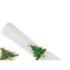 C&F Home Green Christmas Tree Decorative Napkin Ring, Set of 4 - 2 of 4