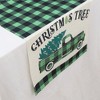 Unique Bargains Table Runner Rectangular Winter Christmas Pattern 5 Linen Colorful 1 Pc - 3 of 3