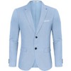 Men's Casual Blazer Sport Coat Two Button Lightweight Business Jackets - 4 of 4