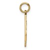 Black Bow Jewelry 14k Yellow Gold, Varsity Collection, Large D/C Pendant Number 4 - 2 of 4