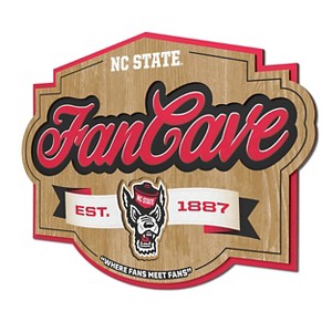 NCAA NC State Wolfpack Fan Cave Sign - 1 of 4