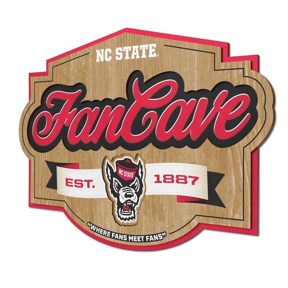 Photos - Coffee Table NCAA NC State Wolfpack Fan Cave Sign