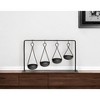 HomeRoots 19" Charcoal Metal Vintage Spice Rack Tabletop Sculpture - 2 of 4