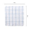 Arkwright Kitchen Dishcloths (12 Pack), Cotton, 12x12 in., Windowpane Stripes - 3 of 4