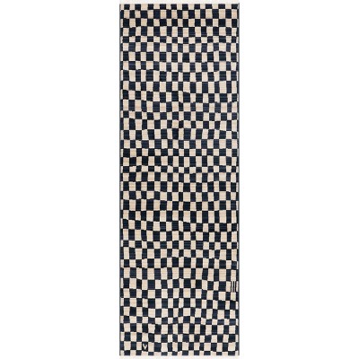 Nuloom Dominique Abstract Checkered Fringe Area Rug