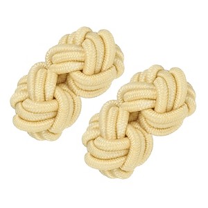 Unique Bargains Elastic Fabric Silk Knot Cufflinks for Men - 1 of 4