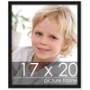 PosterPalooza | Modernist Black Picture Frame - UV Acrylic, Foam Board Backing, Hanging Hardware - 2 of 4