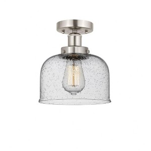 Bell - 1 Light Semi-Flush Mount In Industrial Style-8.25 Inches Tall and 6.5 Inches Wide - 1 of 1