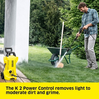 Karcher K 2 Yellow Electric Pressure Washer with 26' Hose