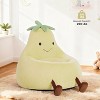 FONTOI 31" Eggplant-Shaped Mini Sofa Chair, Cute Cartoon Sofa with Washable Cover for Living Room, Playroom, Kid Gift Soft, 30.3"*31.1"*27.5" - 4 of 4