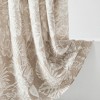 Bali Tropical Leaves Shower Curtain Neutral Single 72x72 - 4 of 4