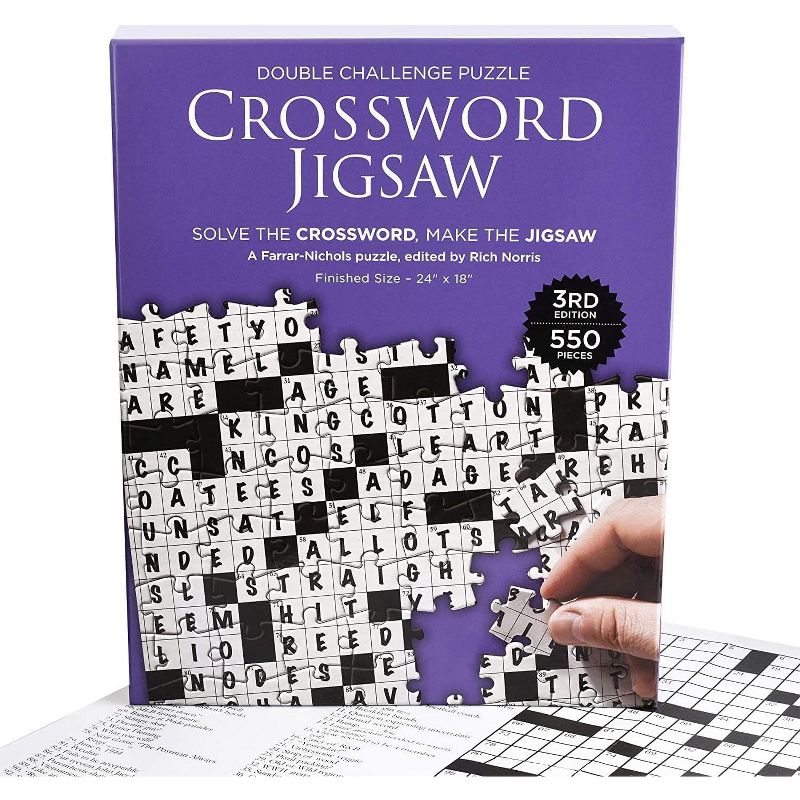 Babalu Crossword 550 Piece Jigsaw Puzzle | 3rd Edition, 2 of 4