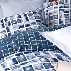 Sussexhome Minimal Collection High Quality Cotton Set, 1 Duvet Cover, 1 Fitted Sheet and 2 Pillowcases - 1 of 4