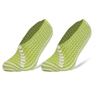 Crochet Hand Knit Slippers for Women Socks 1 Pair Shoe Size 5-7 - 1 of 3