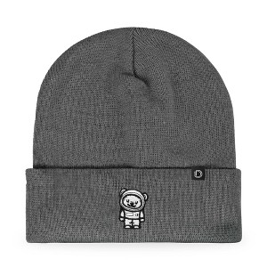 Dalix Ice Bear Embroidered Beanie Astronaut Warm Winter Knit Hat for Men - 1 of 4