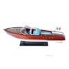 Riva Aquarama Painted Medium Model 9" H – Handcrafted Wooden Speedboat By Old Modern Handicrafts - 2 of 4
