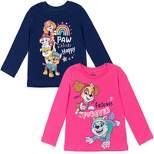 Paw Patrol Everest Rubble Marshall Girls 2 Pack Pullover T-Shirts Little Kid to Big Kid 