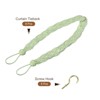 Unique Bargains Braided Drapery Holdback Holder Decorative Rope Tie Back with Metal Hooks - 3 of 4