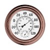 Decorative Indoor/Outdoor Wall Thermometer, Temperature, and Hygrometer Gauge - for Home, Patio, Porch, or Sunroom by Nature Spring - 2 of 4
