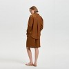 Women's Long Sleeve Oversized Satin Button-Down Shirt - A New Day™ - 3 of 4
