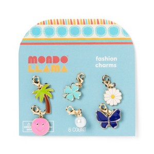 6ct Fashion Icon Charms - Mondo Llama™ : Target