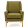 NicBex Modern Accent Chair, Living Room Chairs Armchair with Wood Legs, Lounge Chair Single Sofa Chair Reading Chair for Living Room, Office - 3 of 4