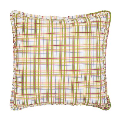 C&F Home 26" x 26" Priscilla White Cotton Euro Sham - Machine Washable