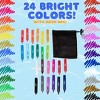 Bath Crayons Super Set (24 pack) Draw in the Tub w Bathtub Storage Mesh Bag (Non-Toxic, Safe for Children) for Kids and Toddlers, Fun Gift for Kids - 3 of 4