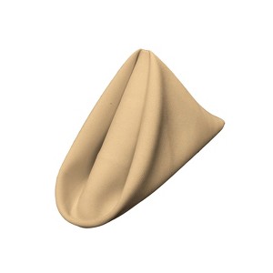 Slickblue Polyester Poplin Napkins 18"x18", Serged Edge, Event or Daily Table Use, 41 Color Options – Set of 4 or 10 - 1 of 4
