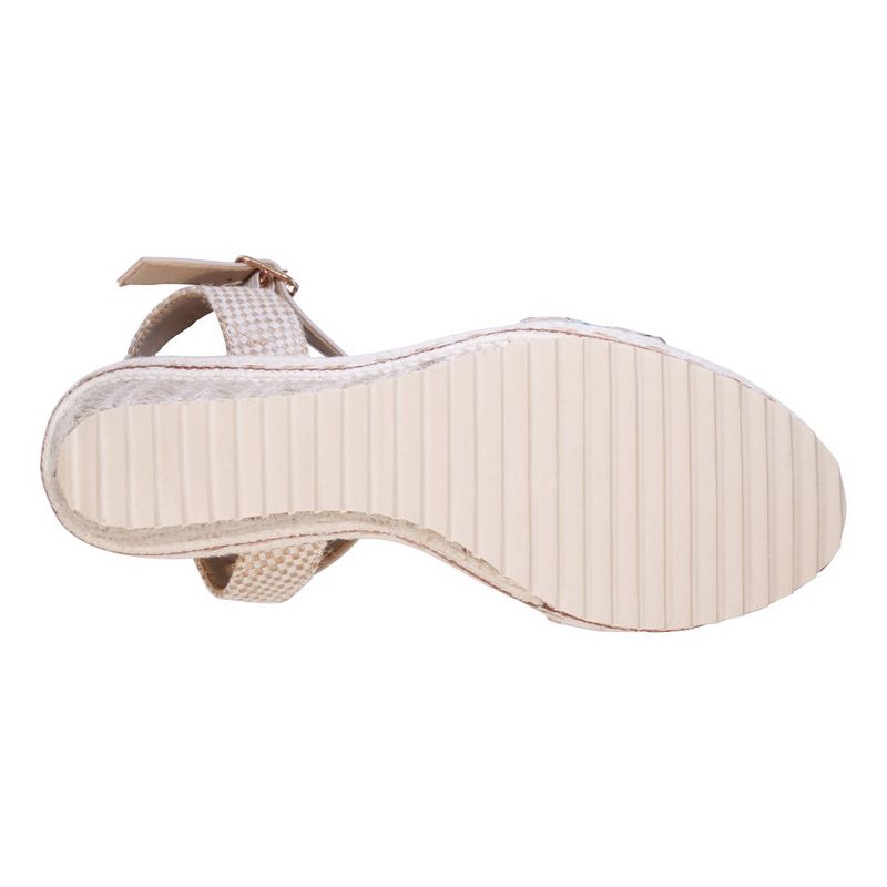 GC Shoes Lauren Slingback Espadrille Wedge Sandals, 5 of 6