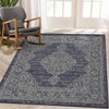 Indoor Outdoor Farmhouse Area Rugs for Backyard Deck Patio, Plush Thick Low Pile Throw Carpet for Bedroom Living Room Dining Room - 2 of 4