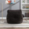 Okak Bean Bag Chair with Ergonomic Backrest Comfy Chair Floor Chair with Memory Foam, Beanbag Chair for Living Room, Bedroom - 4 of 4