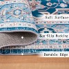 Gulches Vintage Print Bohemian Area Rug Faux Wool, Machine Washable, Non-Slip, Versatile Styles - 3 of 4