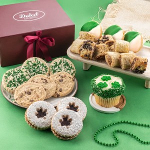 Dulcet Gift Baskets St Patricks Cookies and Treats Sampler - 1 of 4