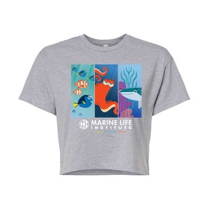 Women's - Disney - Marine Life Institute Cropped Graphic T-Shirt - 1 of 4