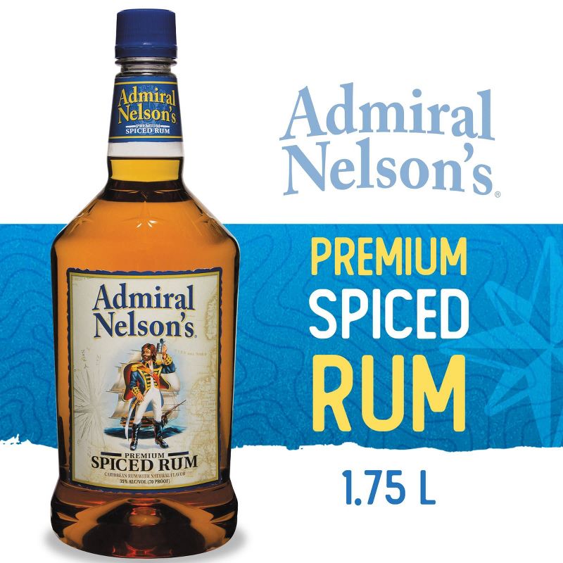 Admiral Nelson&#39;s Spiced Rum - 1.75L Plastic Bottle, 5 of 10