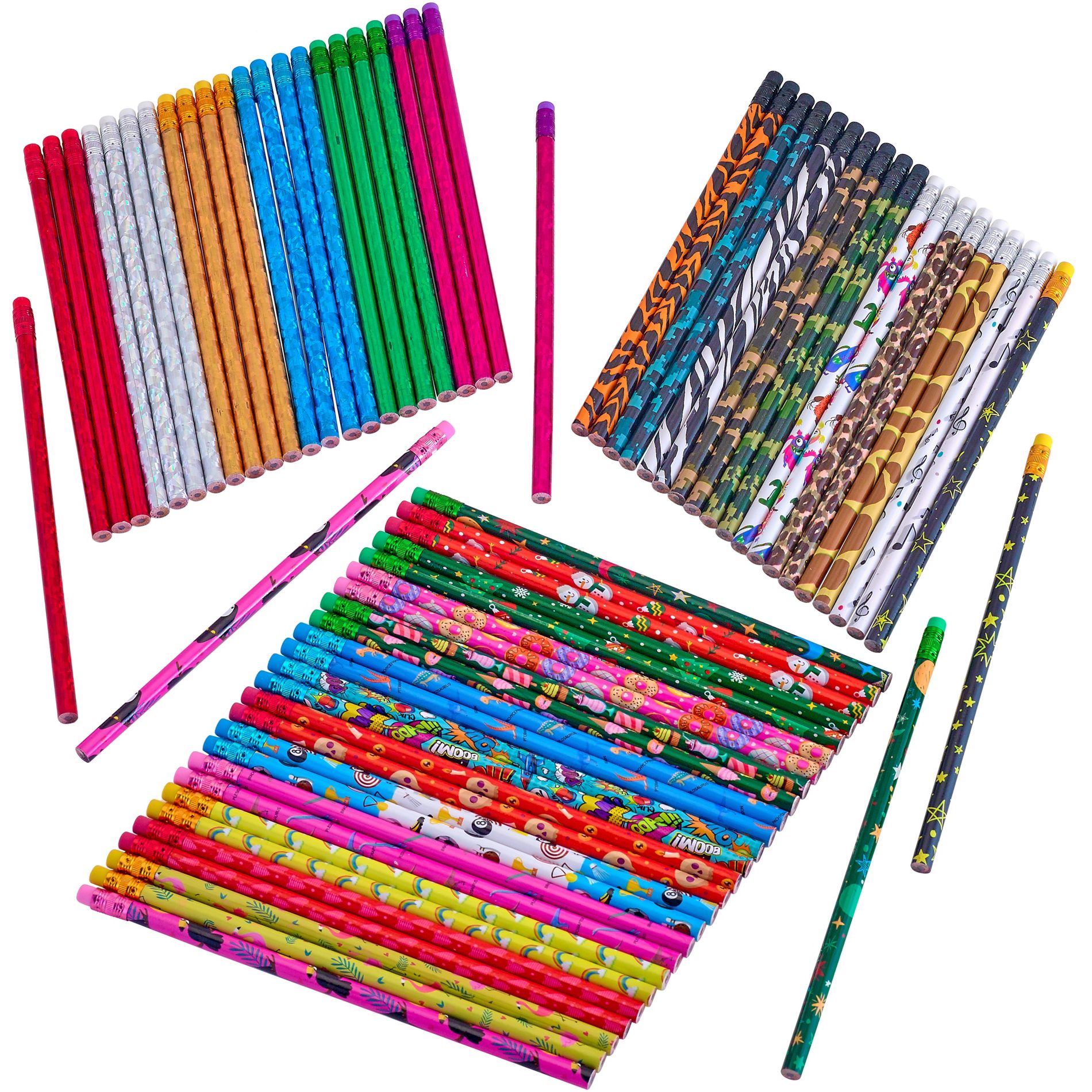 Playbees Pencil Assortment – 144 Pack of Colorful Pencils for Creative Learning and Fun