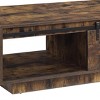 Acme Furniture Bellarosa Coffee Table Rustic Oak Finish - 3 of 4