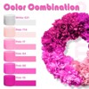 PartyWoo Crepe Paper Streamers Pink Gradient 8 Rolls 656 ft 1.8Inch x 82Ft Rolls - 3 of 4