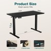 Kumasinova 40"/48"/55" Electric Height Adjustable Desk,28.7" to 48" Standing Desk with Memory Presets,T-Shaped Computer Desk&Work Desk for Home Office - 2 of 4