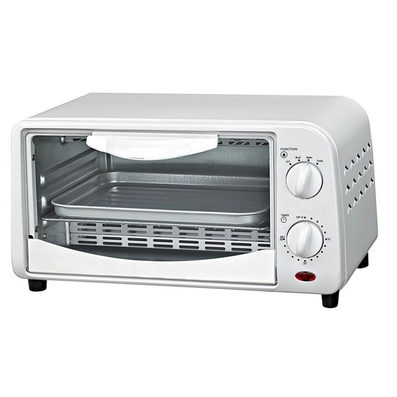 Courant 4-Slice Oven with Toast, Broil & Bake Functions, White, 2 of 5