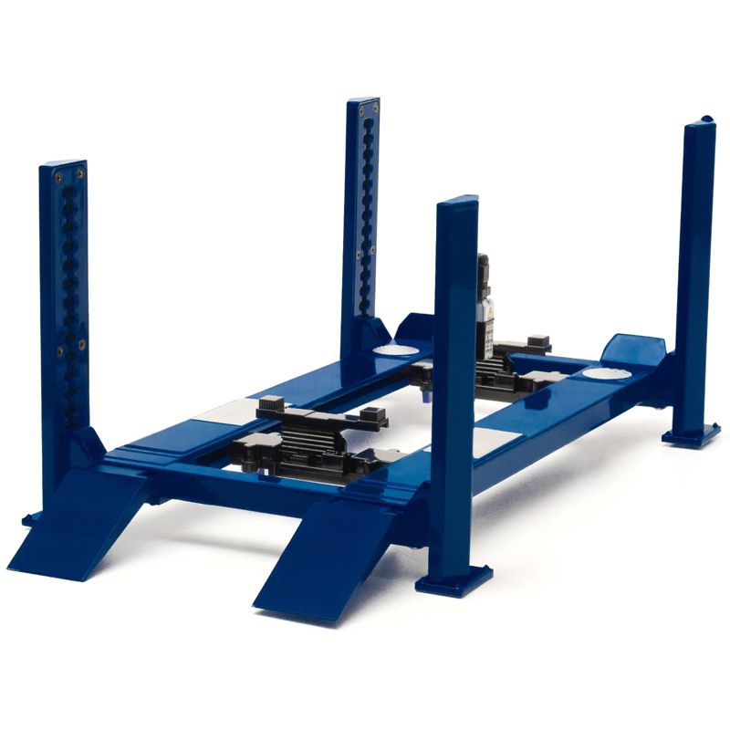 Adjustable Four Post Lift Blue for 1/18 Scale Diecast Model Cars by Greenlight, 2 of 7