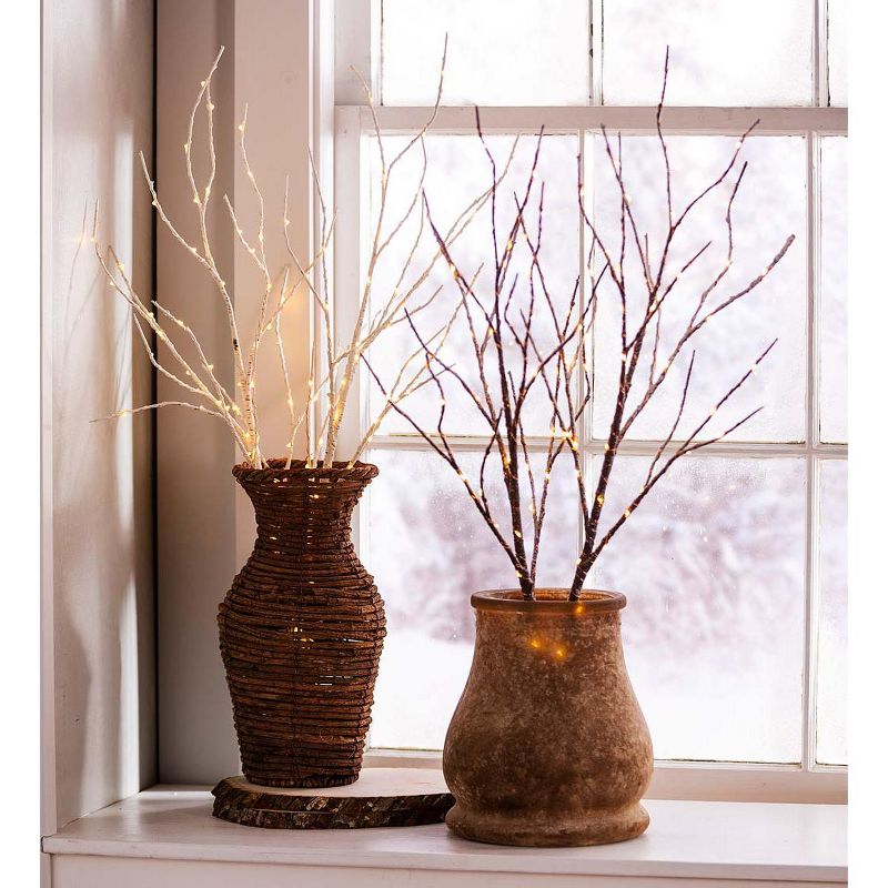 Indoor/Outdoor Lighted Birch Branches, Set of 2, 2 of 3