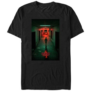 Men's Stranger Things Four Friends Rift Apocalypse Poster T-Shirt - 1 of 4