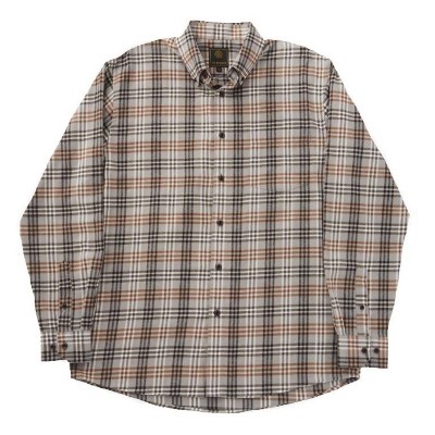 Men's 's Flannel Melange Plaid Shirt - F/X Fusion