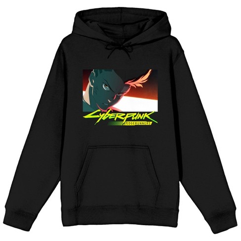 Cyberpunk Edgerunners David Martinez Long Sleeve Black Men s Hooded Sweatshirt Small